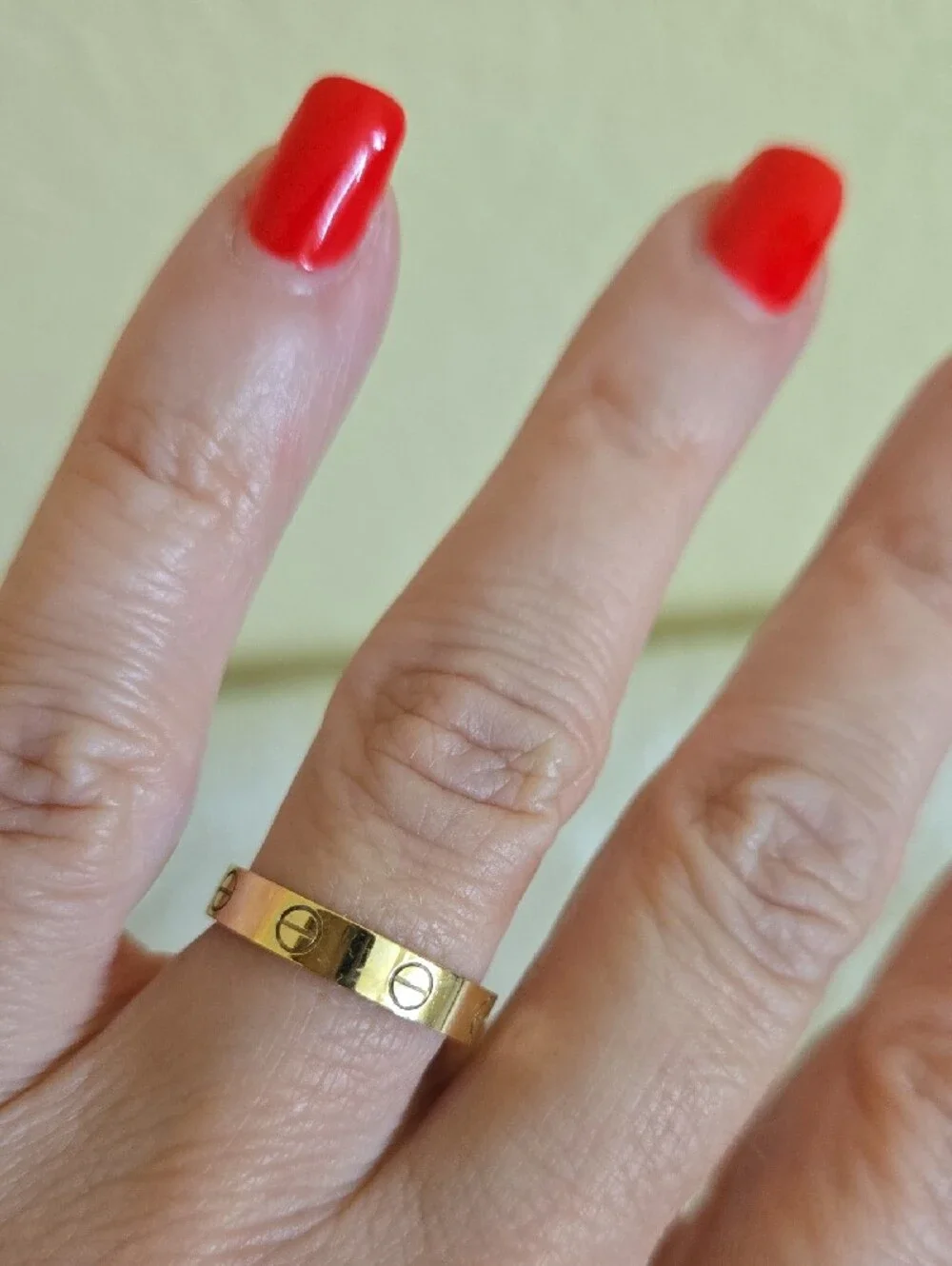 *Authentic**Giftable* Cartier Gold Love Ring